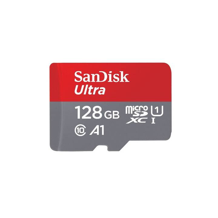 SANDISK MicroSDXC Ultra (Class 10, A1, 128 GB, 120 MB/s)