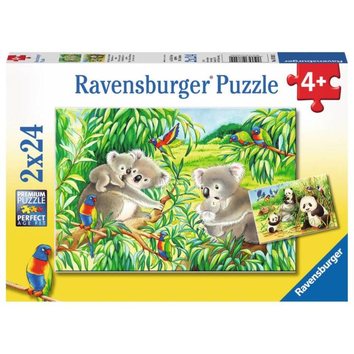 RAVENSBURGER Animaux Puzzle (2 x 24 x)