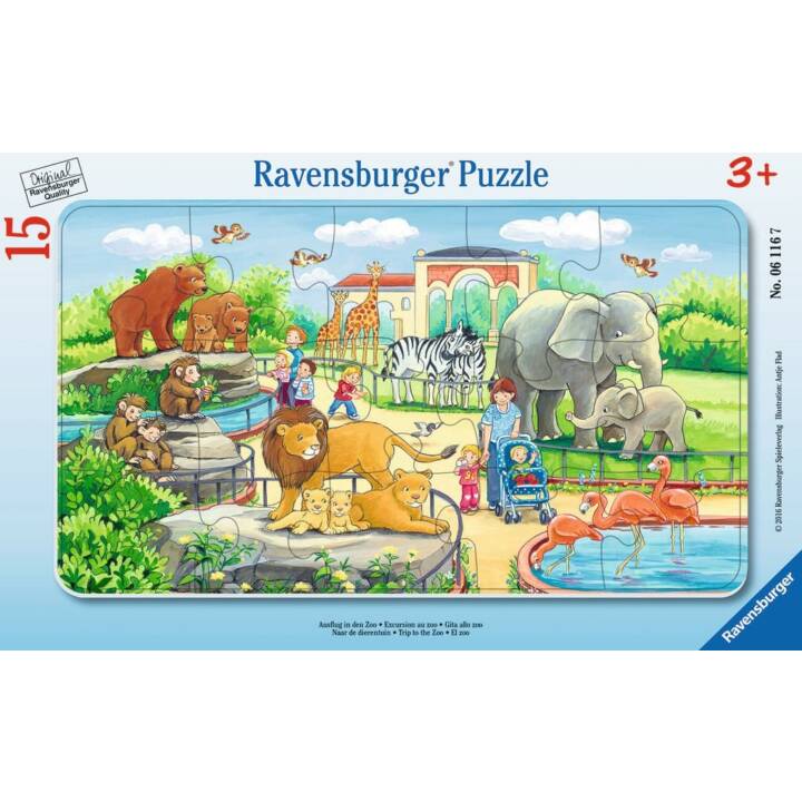 RAVENSBURGER Animali Puzzle (15 x)