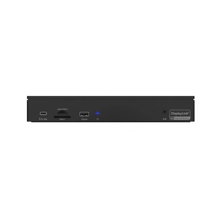 ICY BOX Stazione d'aggancio IB-DK2288AC (4 x HDMI, 4 x DisplayPort, RJ-45 (LAN), 3 x USB 3.1 Typ-A, USB 3.1 Gen 2 Typ-C)