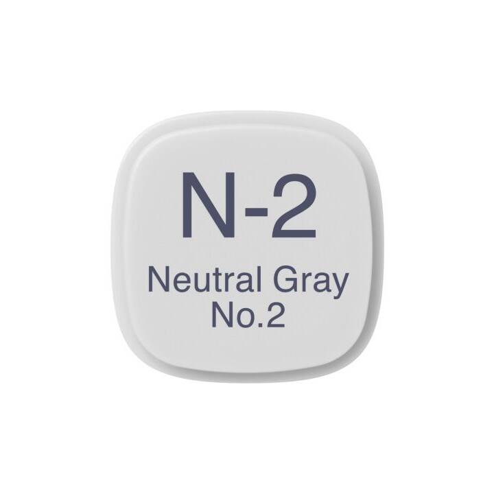 COPIC Grafikmarker Classic N-2 Neutral Gray No.2 (Grau, 1 Stück)