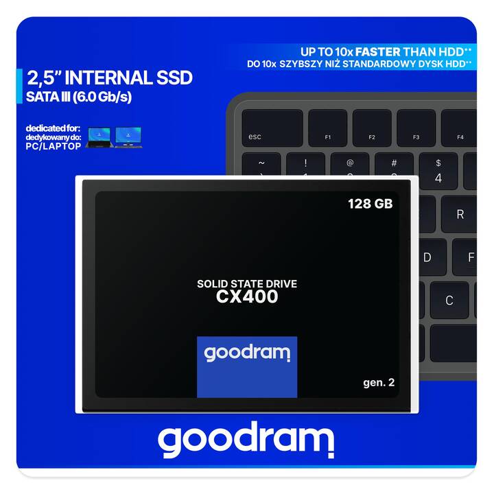 GOODRAM CX400 (SATA-II, 128 GB)
