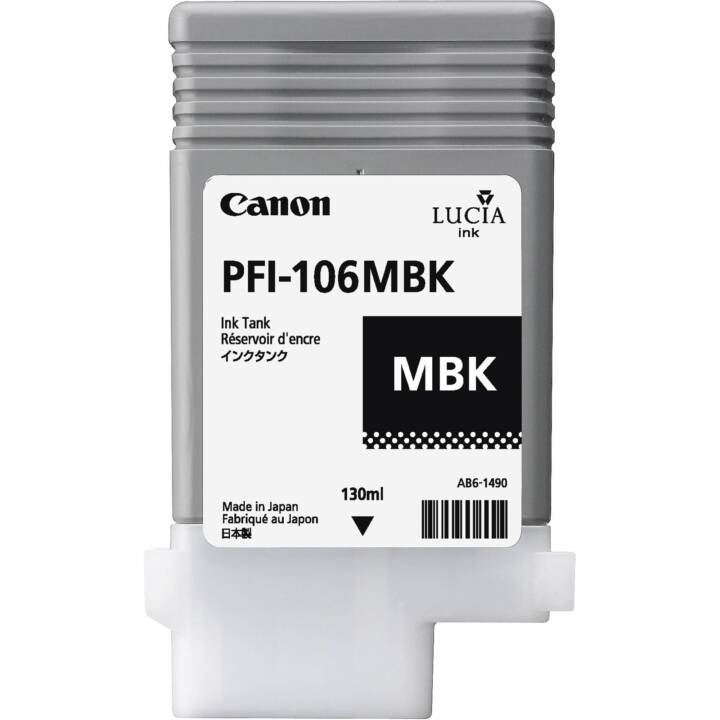 CANON PFI-106MBK (Noir mat, 1 pièce)