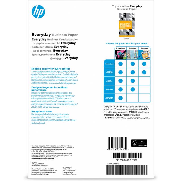 HP Fotopapier (150 Blatt, A4, 120 g/m2)