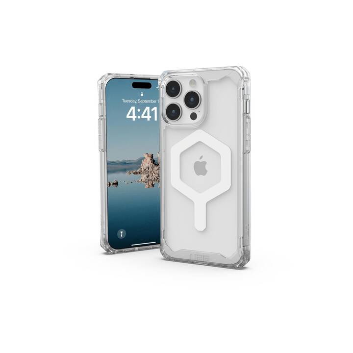 URBAN ARMOR GEAR Backcover (iPhone 15 Pro Max, Transparent, Weiss)