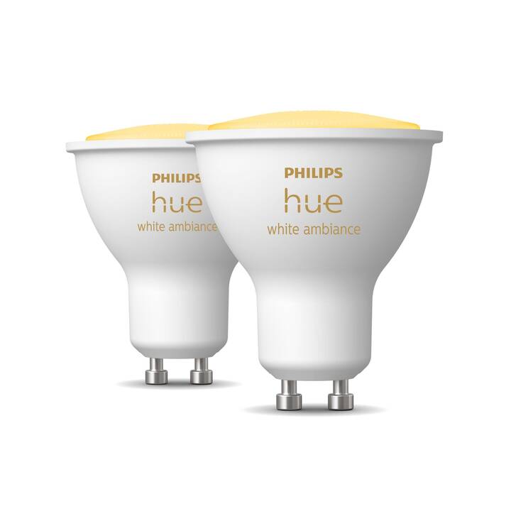 PHILIPS HUE Ampoule LED White Ambiance (GU10, Bluetooth, 5 W)