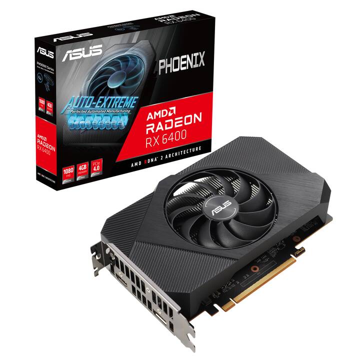 ASUS Phoenix AMD Radeon Radeon RX 6400 (4 Go)