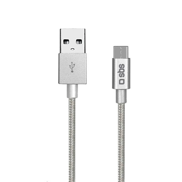 SBS Câble (USB 2.0 Type-A, USB 2.0 Type-C, 1.5 m)