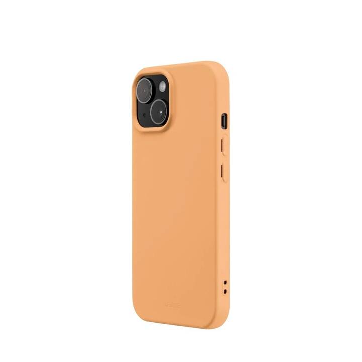 HAMA Backcover Fantastic Feel (iPhone 15, Arancione)