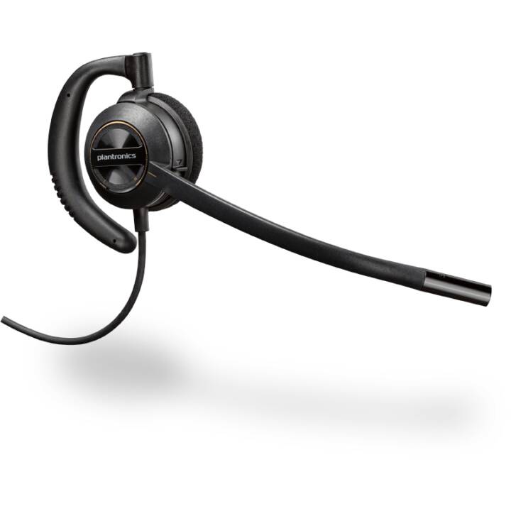 PLANTRONICS Office Headset EncorePro HW530 (On-Ear, Kabel, Schwarz)