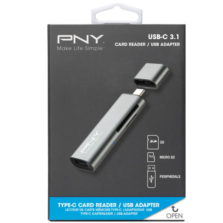 PNY TECHNOLOGIES Lettore di schede (USB Tipo C)