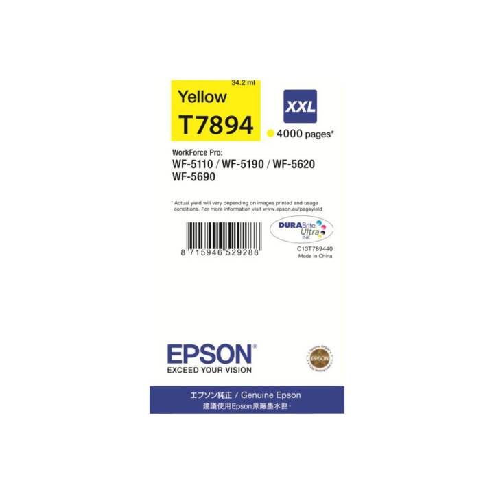 EPSON T7894 (Jaune, 1 pièce)