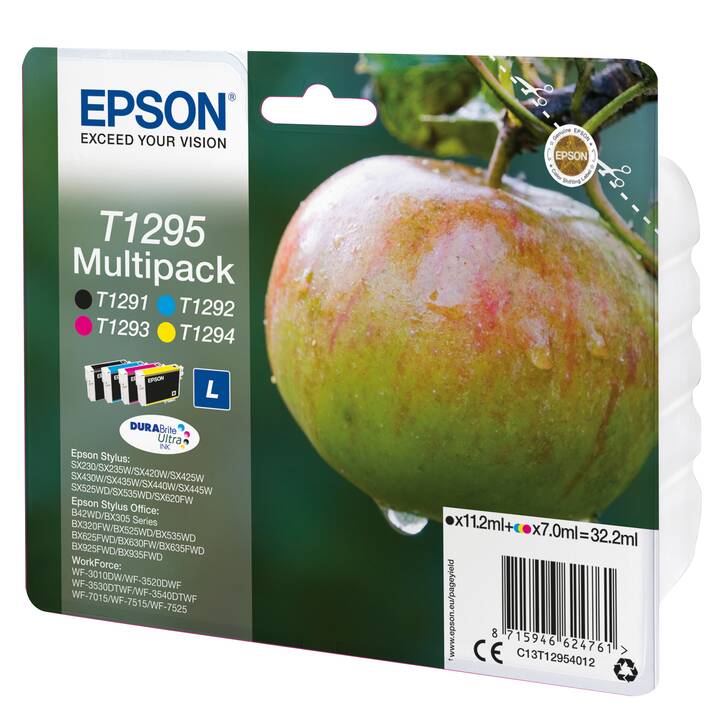 EPSON T1295 (Jaune, Noir, Magenta, Cyan, Multipack)