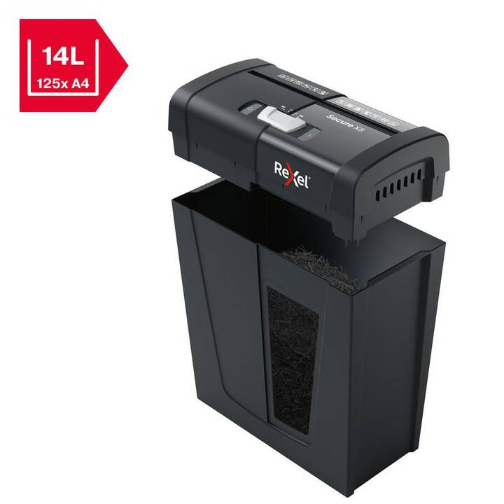 REXEL Destructeur de documents Secure X8 (Coupe en particules)