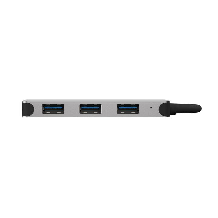 SITECOM Hub 3 Port (3 Ports, USB Typ-A)