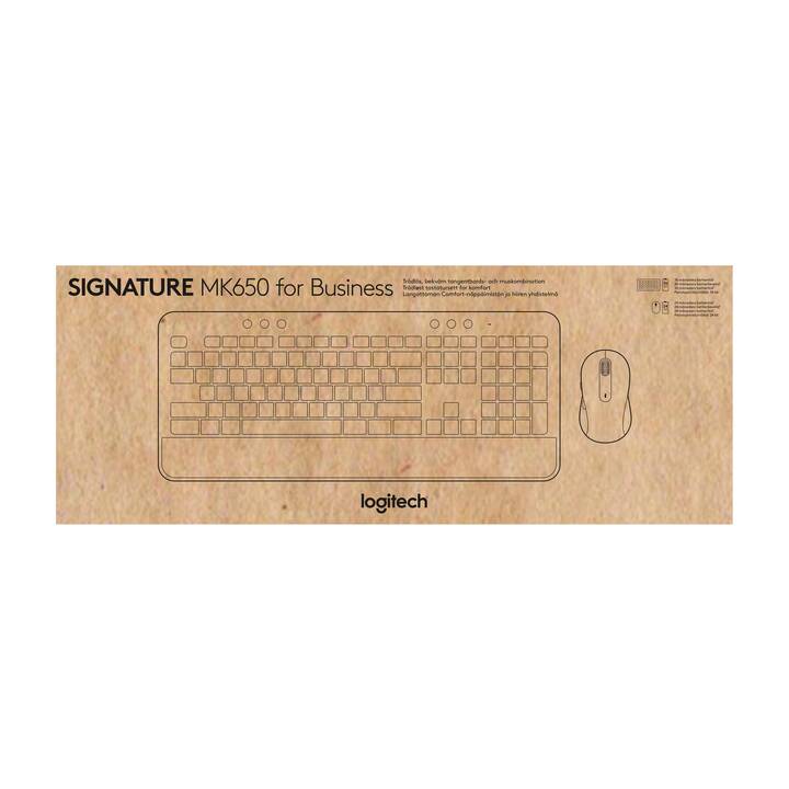 LOGITECH Signature MK650 (Bluetooth, US International, Kabellos)