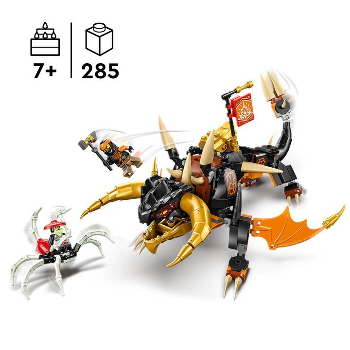 LEGO Ninjago Le Dragon de Terre de Cole – Évolution (71782)