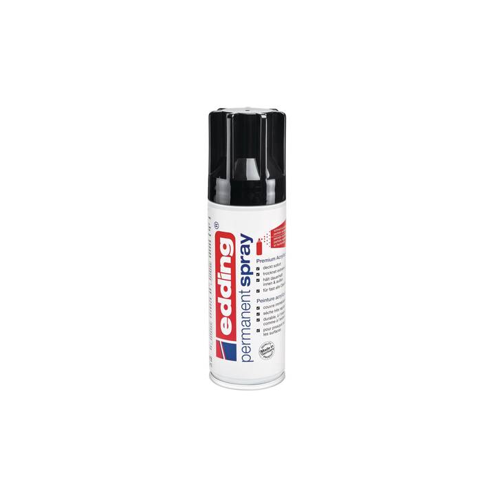 EDDING Spray colore (200 ml, Nero, Bianco)