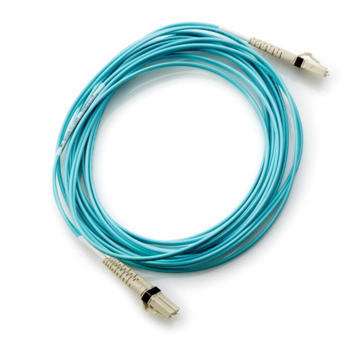 HPE AJ834A Câble fibre optique 1 m LC Bleu LC