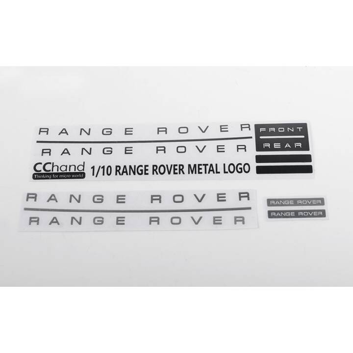 RC4WD Metal Emblem 1/10 Range Rover Classic Diversi (Nero, Bianco)