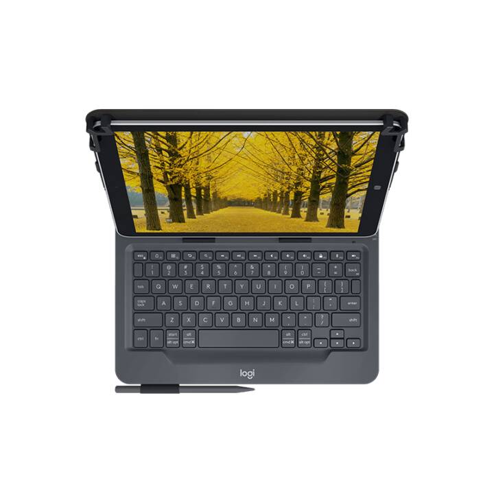 LOGITECH Type Cover / Tablet Tastatur (10.5", 9.7", 8.9", Schwarz)