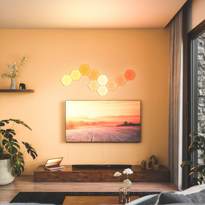 NANOLEAF Lumière d'ambiance LED Hexagon Panels (Multicolore)