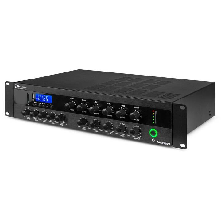 POWER DYNAMICS Pro PDW360 (Amplificateur de stereo, Noir)