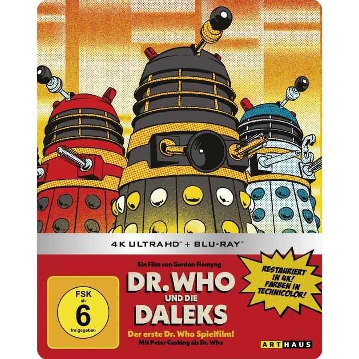 Dr. Who und die Daleks (4K Ultra HD, Limited Edition, Arthaus, Steelbook, DE, EN, FR)