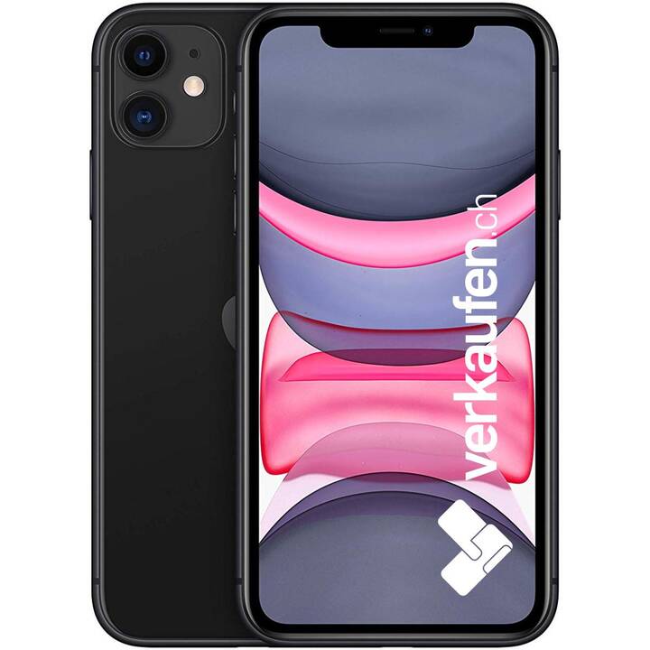 VERKAUFEN.CH iPhone 11 (Standard, 6.1", 64 GB, 12 MP, Noir)