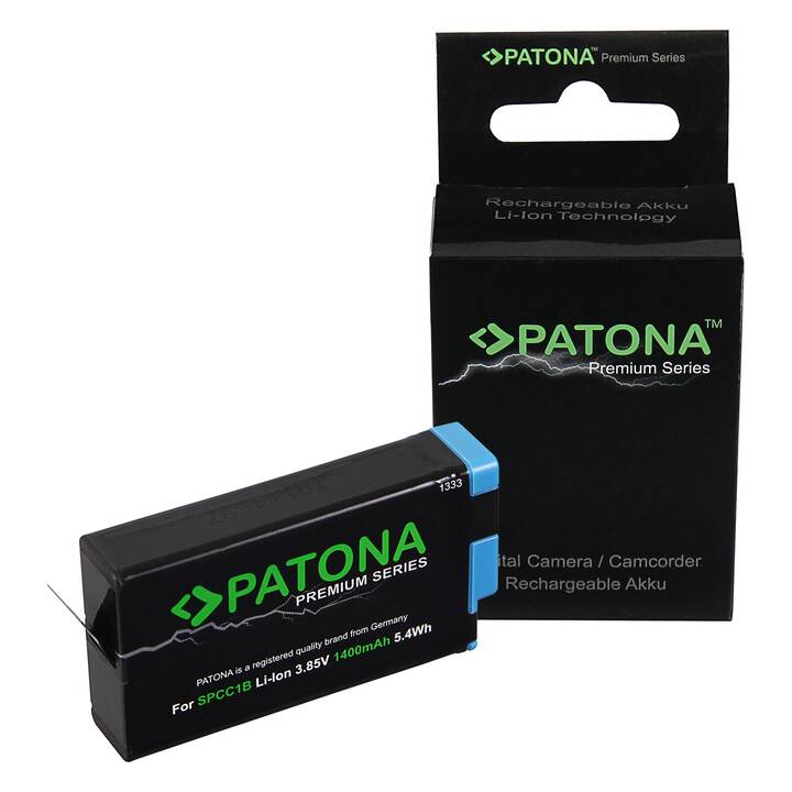 PATONA GoPro Premium Accumulatore per camere (Agli ioni di litio, 1400 mAh)