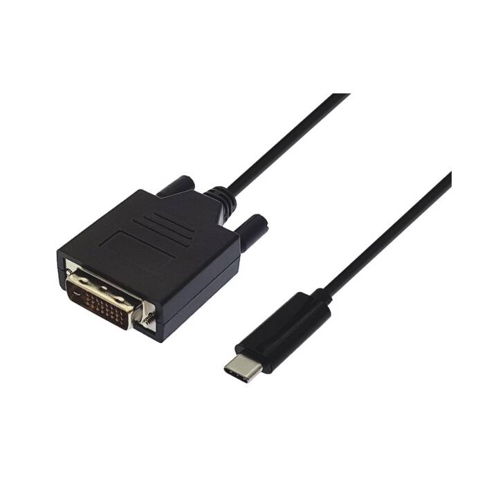 M-CAB 2200062 Câble de connexion (USB 3.1 de type C, DVI, 2 m)