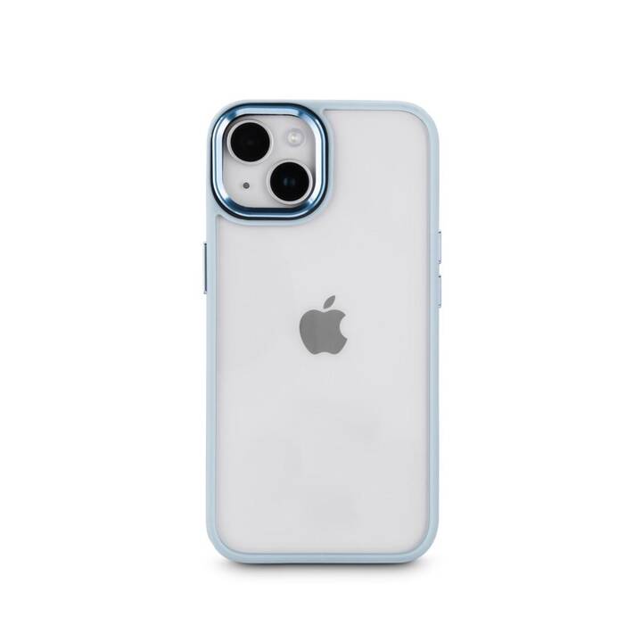 HAMA Backcover Cam Protect (iPhone 13, Transparent, Blau)