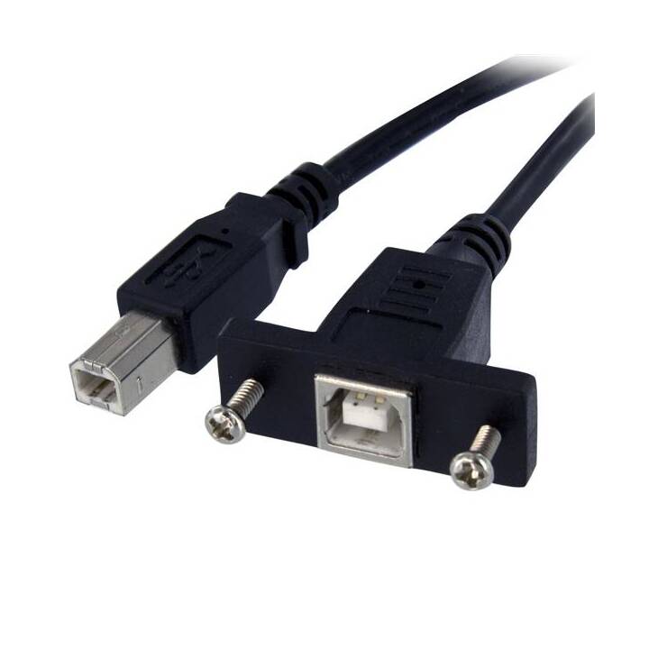 STARTECH.COM USB B auf B Blendenmontage Kabel 90cm