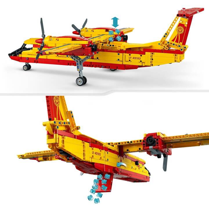 LEGO Technic Löschflugzeug (42152, seltenes Set)