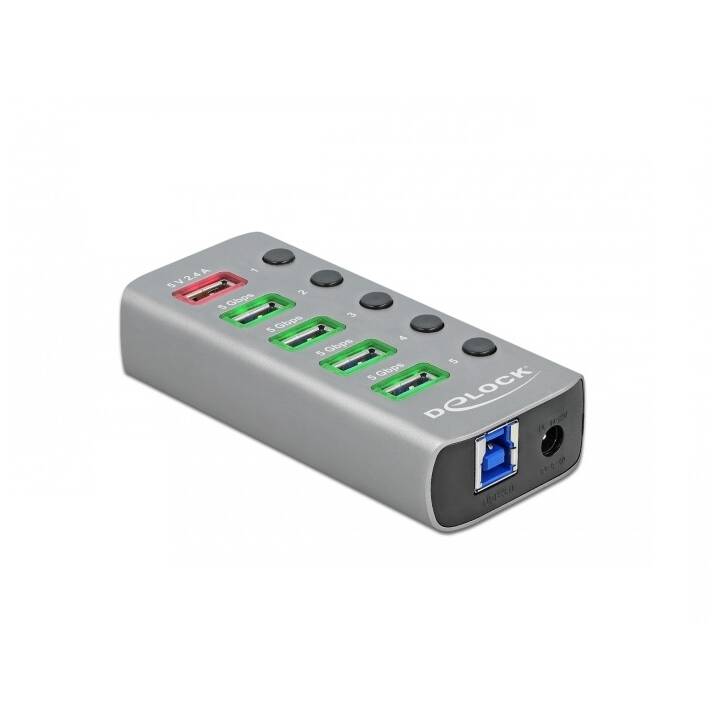 DELOCK 63263 (4 Ports, USB Type-B, USB Type-A)
