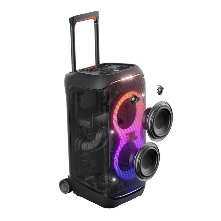 JBL BY HARMAN PartyBox Stage 320 (Noir, Multicolore)