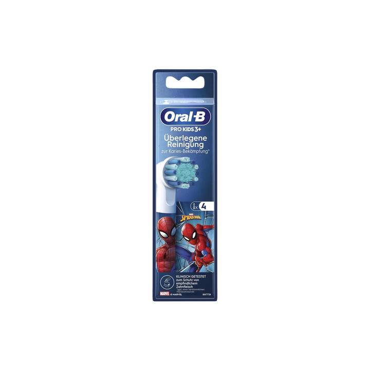 ORAL-B Testa di spazzolino Spiderman  (4 pezzo)