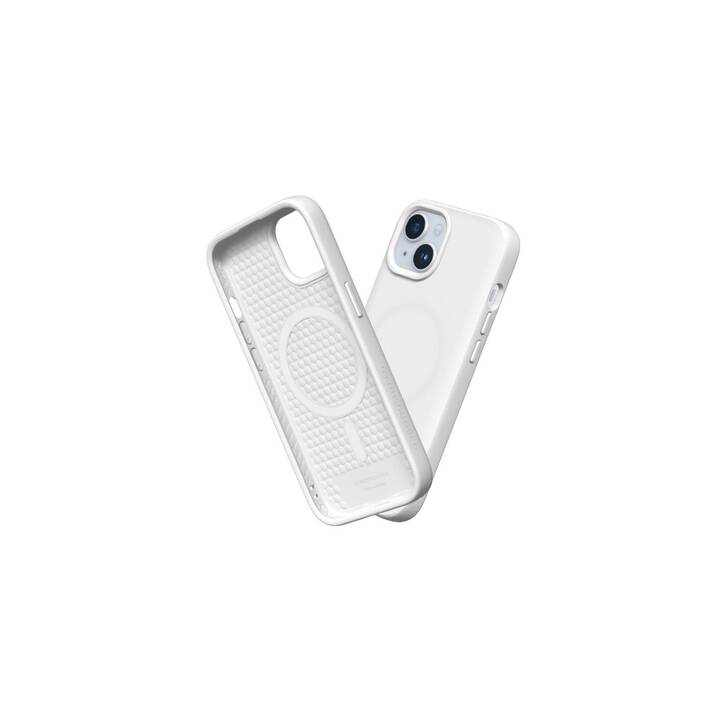 RHINOSHIELD Backcover MagSafe Solidsuit (iPhone 15, Weiss)