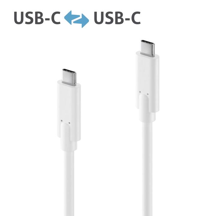 PURELINK Câble USB (USB 3.1 de type C, 1 m)