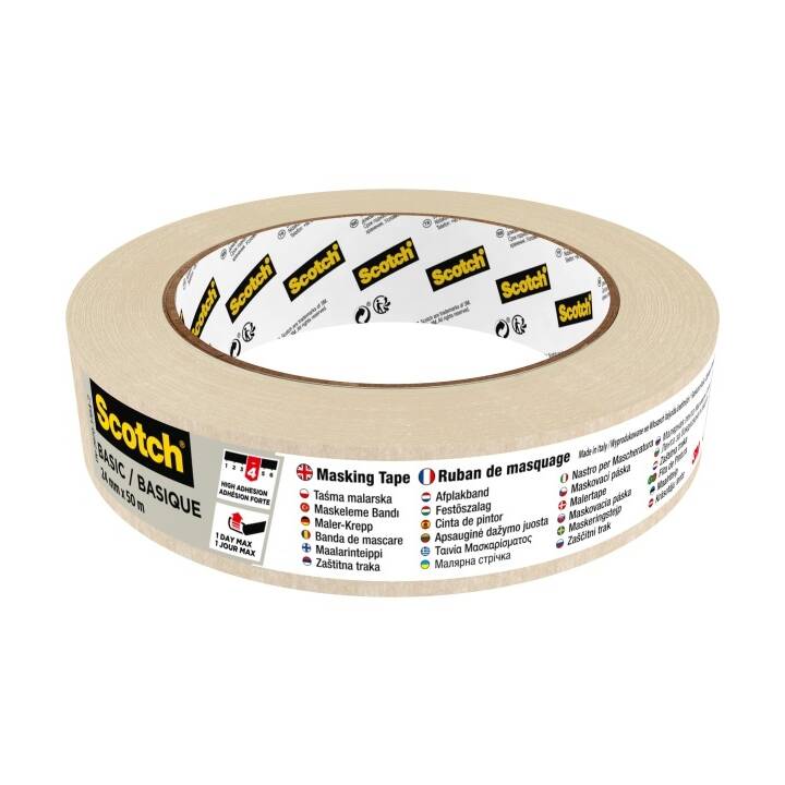 SCOTCH Ruban isolant Basic (24 mm x 50 m, 1 pièce)