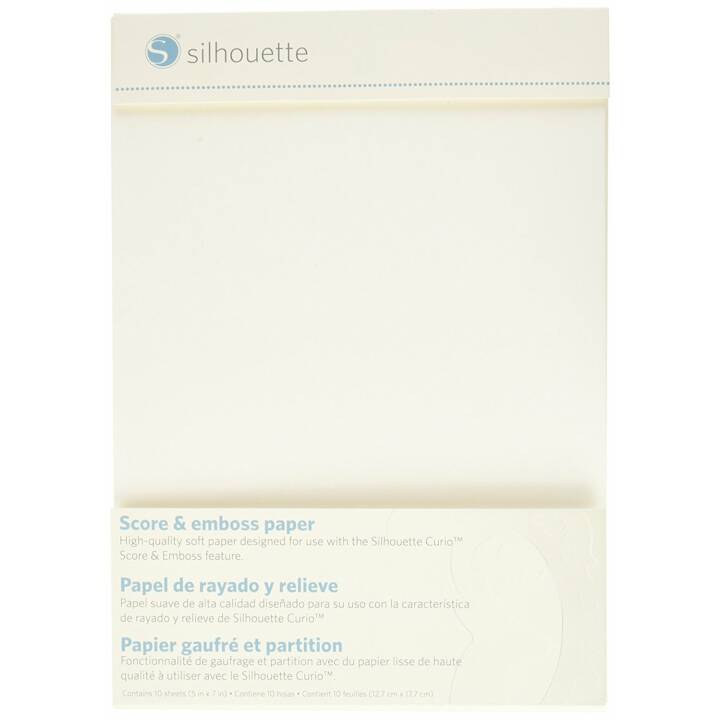 SILHOUETTE Papier spécial (Blanc, 10 pièce)