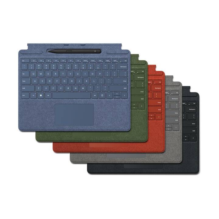 MICROSOFT Surface Pro Signature Keyboard + Slim Pen2 Type Cover (13", Surface Pro 8, Surface Pro 9, Surface Pro X, Forêt)