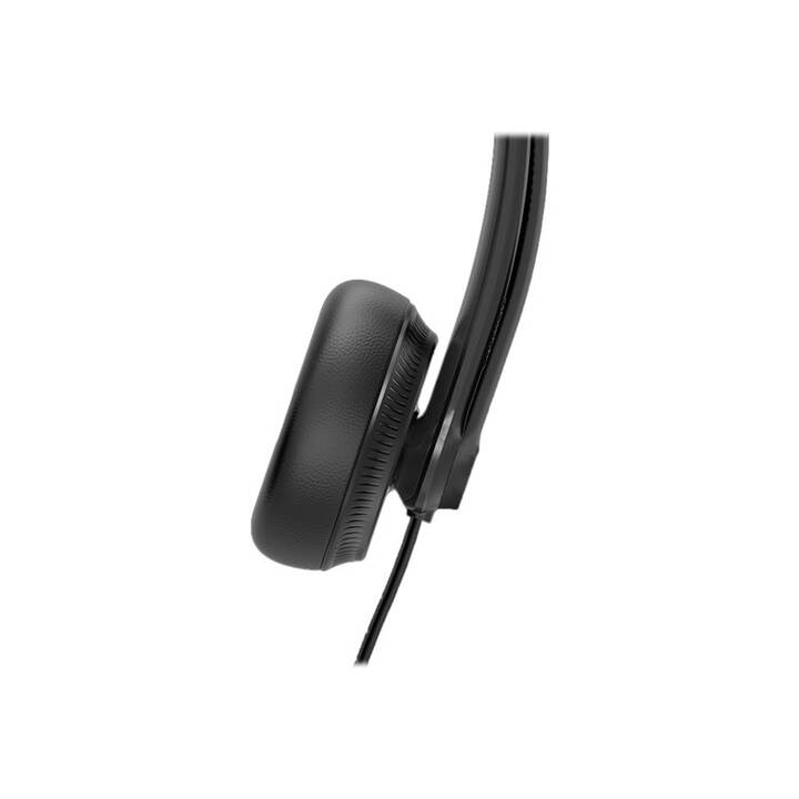 YEALINK Office Headset (On-Ear, Kabel, Schwarz)
