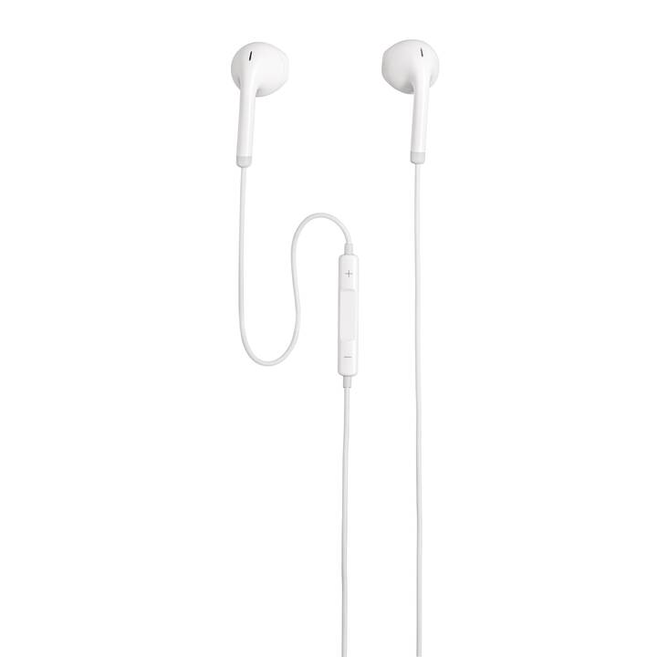 INTERTRONIC Stereo Headset Wirebuds 30 (Bianco)