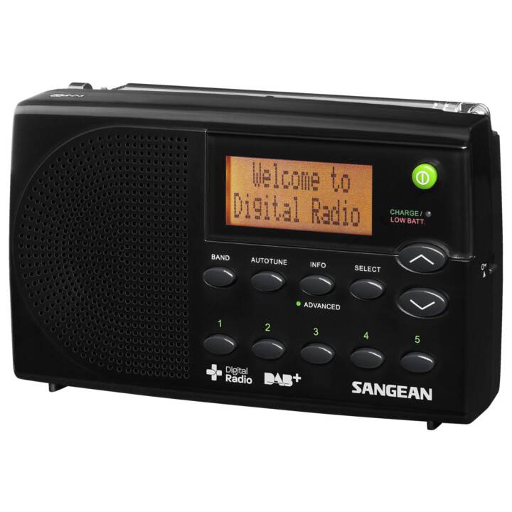 SANGEAN ELECTRONICS DPR-65 Digitalradio (Schwarz)
