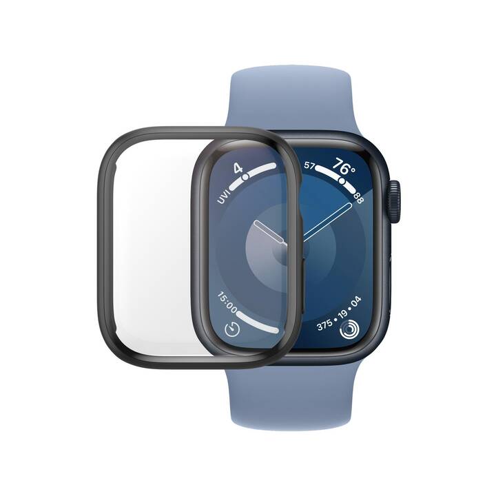 PANZERGLASS Full Body Schutzfolie (Apple Watch 41 mm, Transparent, Schwarz)