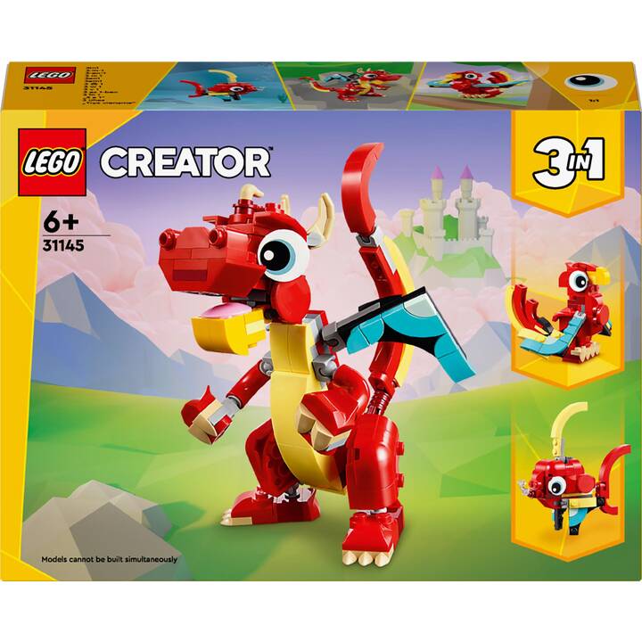 LEGO Creator 3-in-1 Le dragon rouge (31145)