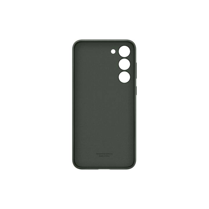 SAMSUNG Backcover Leather (Galaxy S23+, Grün)