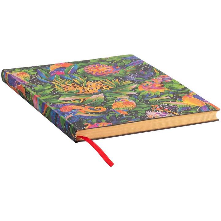 PAPERBLANKS Taccuini Jungle Song (180 mm x 230 mm, Rigato)