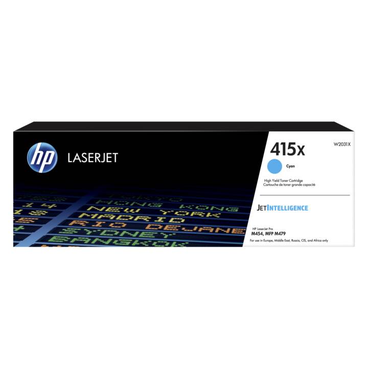 HP 415X (Toner seperato, Ciano)